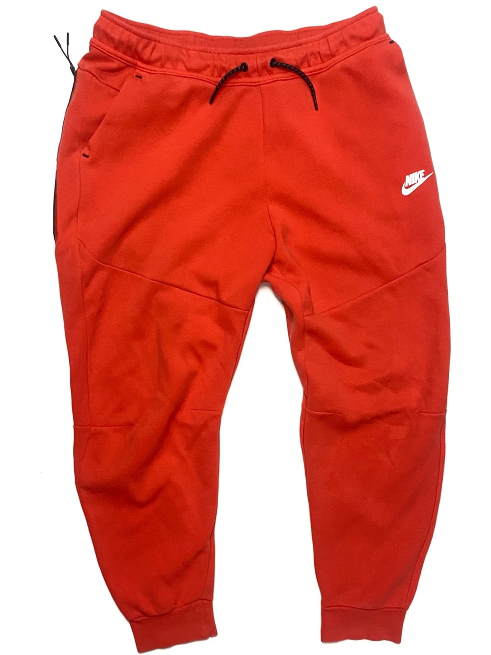 Nike Sportswear Crimson Red Tech Fleece Joggers Sweatpants Slim Tapered Fit XL